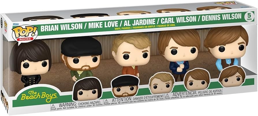 Amazon.com: Funko Pop! Rocks: The Beach Boys - Brian Wilson, Mike
